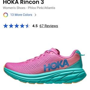 EUC Hoka Running Shoes Rincon 3 Size 6